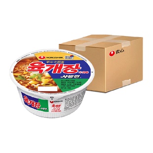 农心韩国进口辣牛肉汤小碗面泡菜免煮泡面方便面拉面【送筷子】