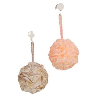 洁丽雅洗澡沐浴球女浴花球超柔软大号不散高档沐浴花搓背搓澡成人