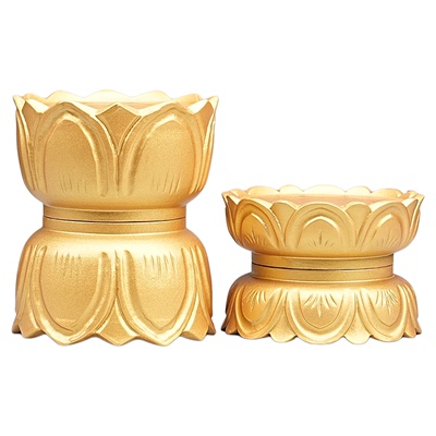 鎏金莲花底座观音菩萨底座