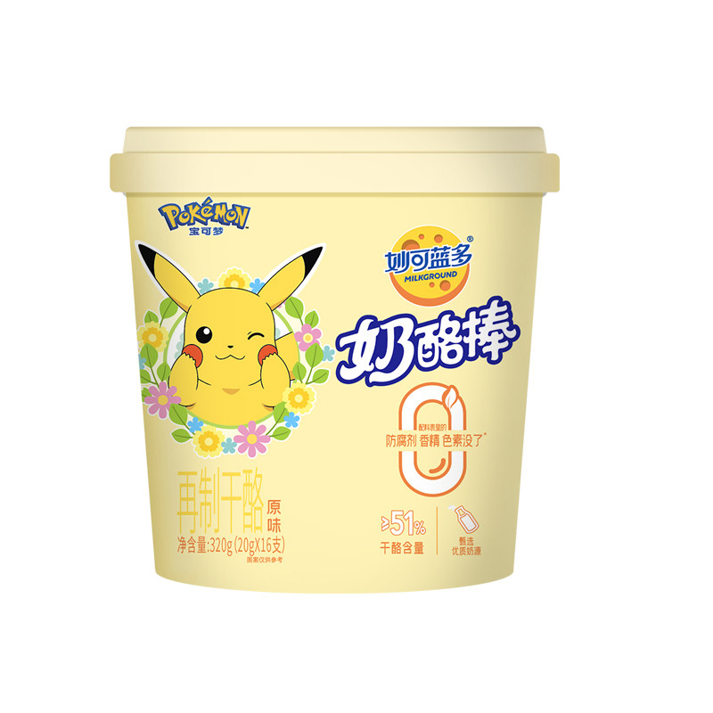 妙可蓝多0添加防腐剂60%干酪