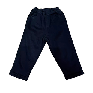 RESUMEHOME简历家冬季新款宝宝中大童纯色保暖加绒儿童休闲长裤