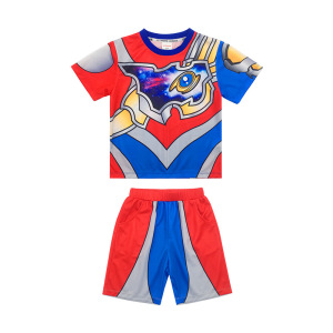 奥特曼衣服男童夏季速干短袖套装