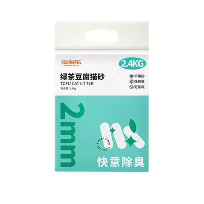 金多乐豆腐猫砂2.4KG可冲马桶