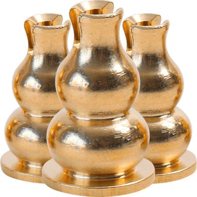 纯铜香炉铜葫芦香插香座创意家用九孔线香插香托盘香架盘香托架