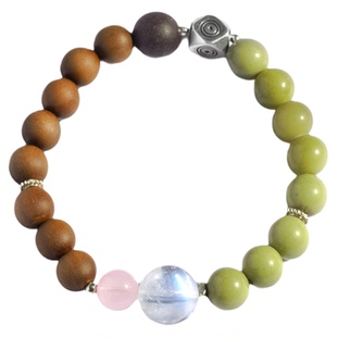 绽木&普陀山福田 联名手串文玩老山檀合香珠原创设计手链男女礼物