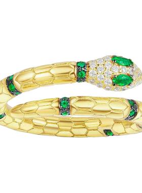 HTZS跨境蛇年丝巾扣高端2025新款固定打结扣配饰锁骨多功能装饰品