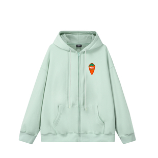 LIGHTNING BEAR潮流大码加肥加大宽松型休闲加绒带帽卫衣男女款