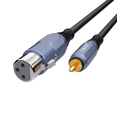 秋叶原RCA莲花转卡侬线麦克风线