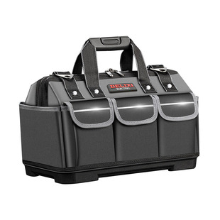 德力西工具包结实耐用电工专用帆布加厚耐磨多功能维修收纳工具袋