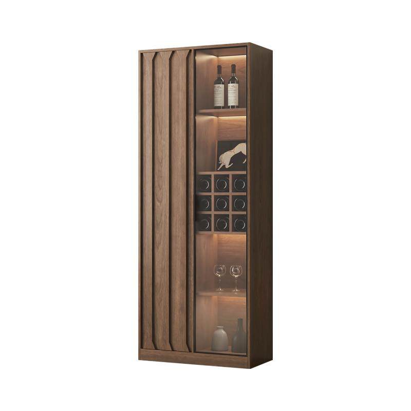 新款中古风小型酒柜客厅立柜