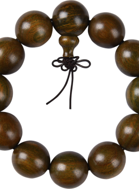 檀香木顺纹文玩情侣饰品手持念珠