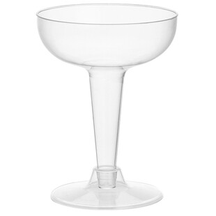 圆口高脚慕斯杯一次性杯子加厚红酒杯香槟杯酒水甜品台奶冻布丁杯