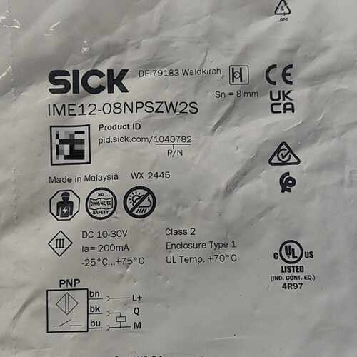 溢价-SICK西克接近开关IME12-08NPSZW2S