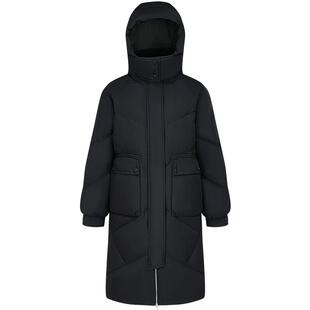 波司登冬季女中长款温柔感修身显瘦加厚羽绒服休闲连帽外套保暖