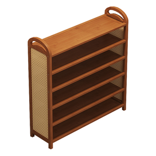 鞋柜家用门口一体靠墙出租屋用楼道入户门鞋架小窄防尘门外走廊用