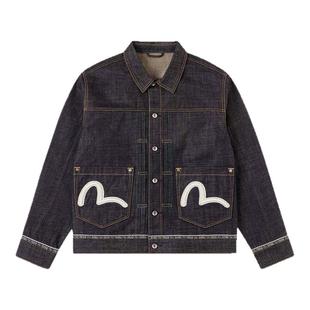 EVISU福神 2026春季新品男士海鸥刺绣牛仔外套2ESHTM6DJ1001RXDN