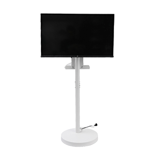 长颈侠60寸55寸50电视机落地式支架显示器直播挂架可移动一体推车