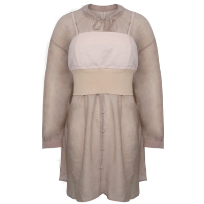 日系甜美小个子衬衫两件套