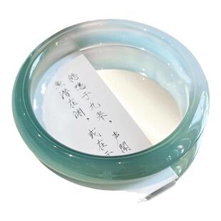 半山半水天然冰种玛瑙玉髓手镯渐变透亮翡翠镯子玉镯闺蜜女友礼物