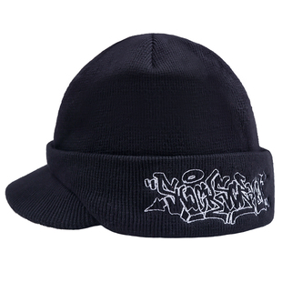 SHOCKSCREAM | 鸭舌冷帽 嘻哈街头街舞BBOY防掉短帽檐纯棉毛线帽