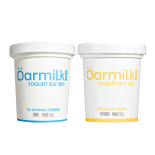 【加补券】Oarmilk吾岛低温酸奶无蔗糖低糖720g组合家庭装