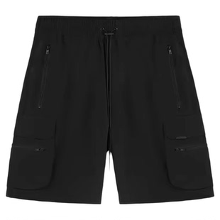 REPRESENT 247机能支线 SS25 春季纯色百搭修身工装裤休闲裤短裤