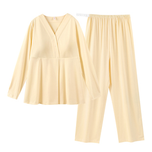 雅特茂月子服纯春夏秋冬产后棉孕妇睡衣产妇喂奶哺乳衣孕期家居服