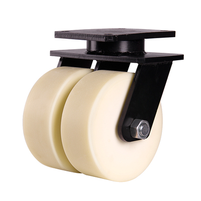 双铃MC尼龙双排万向轮耐磨省力