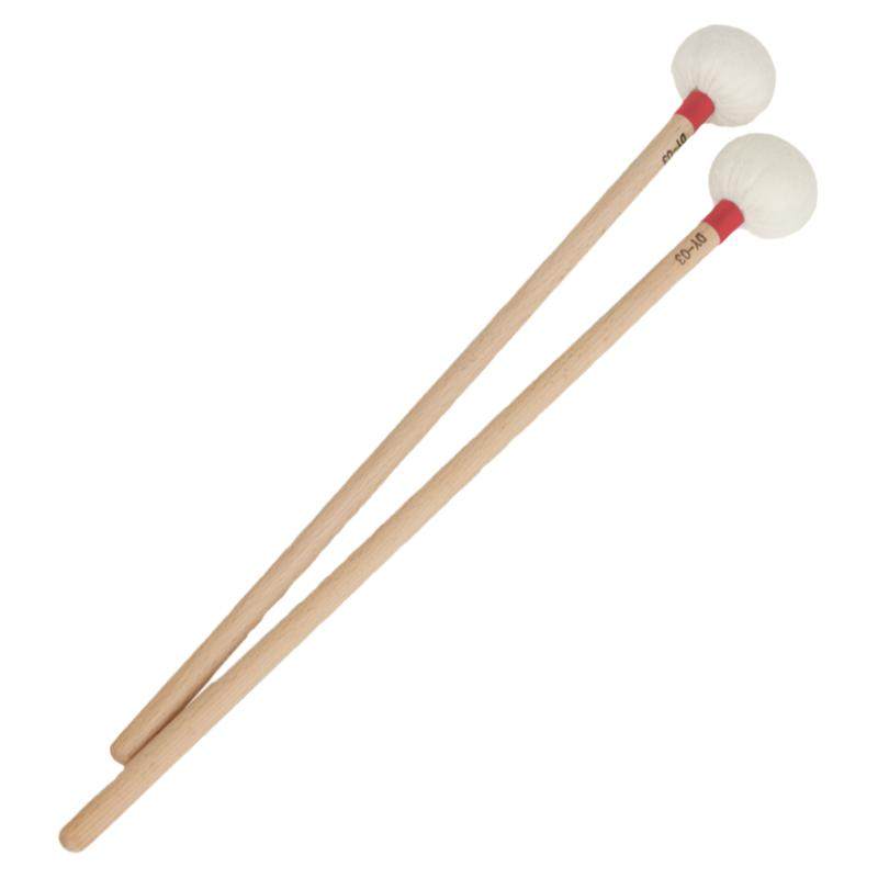 枫木手柄毛毡头定音鼓槌小军鼓行进鼓锤练习鼓棒结实耐用打击省力