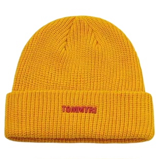 川西旅游登山小黄帽子女冬季户外骑行防风毛线帽滑雪保暖针织冷帽