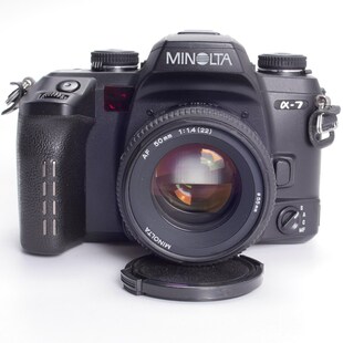 美能达MINOLTA A7 50/1.4 NEW AF高端自动胶片单反相机97新不输A9