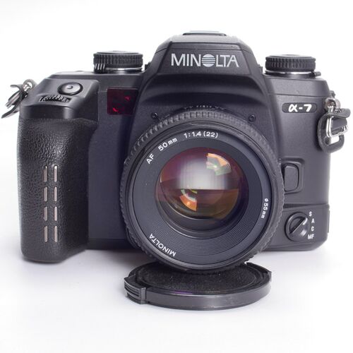 美能达MINOLTA A7 50/1.4 NEW AF高端自动胶片单反相机97新不输A9