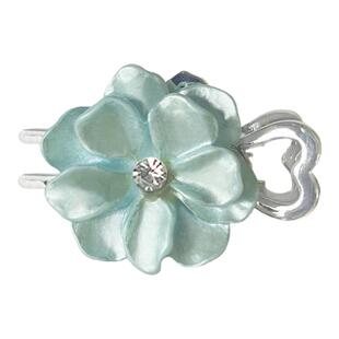 山茶花发夹女士2026新款高级感前额刘海侧边夹子小众时尚气质发饰