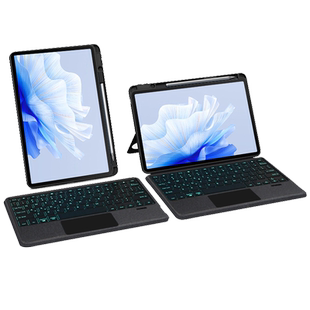 适用2023华为matepad11磁吸触控蓝牙键盘air保护套带笔槽荣耀平板V6V7折分保护壳matepadpro11妙控背光10.8