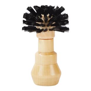 粉碗清洁毛刷咖啡机手柄实木清理刷51/54/58mm通用滤网清残粉刷子