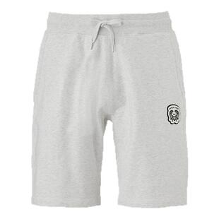 Onitsuka Tiger鬼塚虎男女夏季舒适百搭裤子运动休闲花灰色短裤