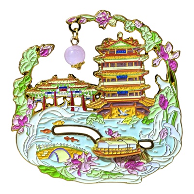 济南大明湖文创冰箱贴伴手礼