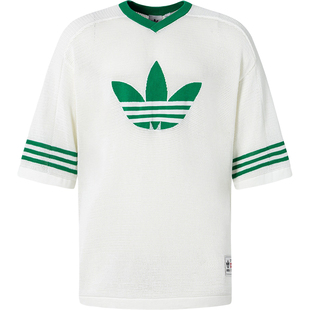 Adidas/阿迪达斯官方正品三叶草男女款宽松透气运动短袖T恤JL5974