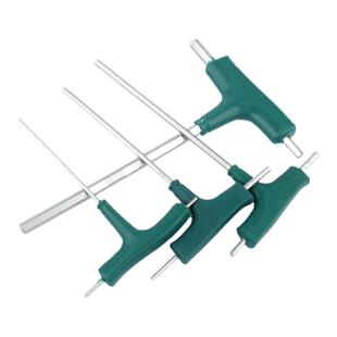 三用T型内六角扳手单个内六方螺丝刀六棱角扳手平头6角板手带手柄