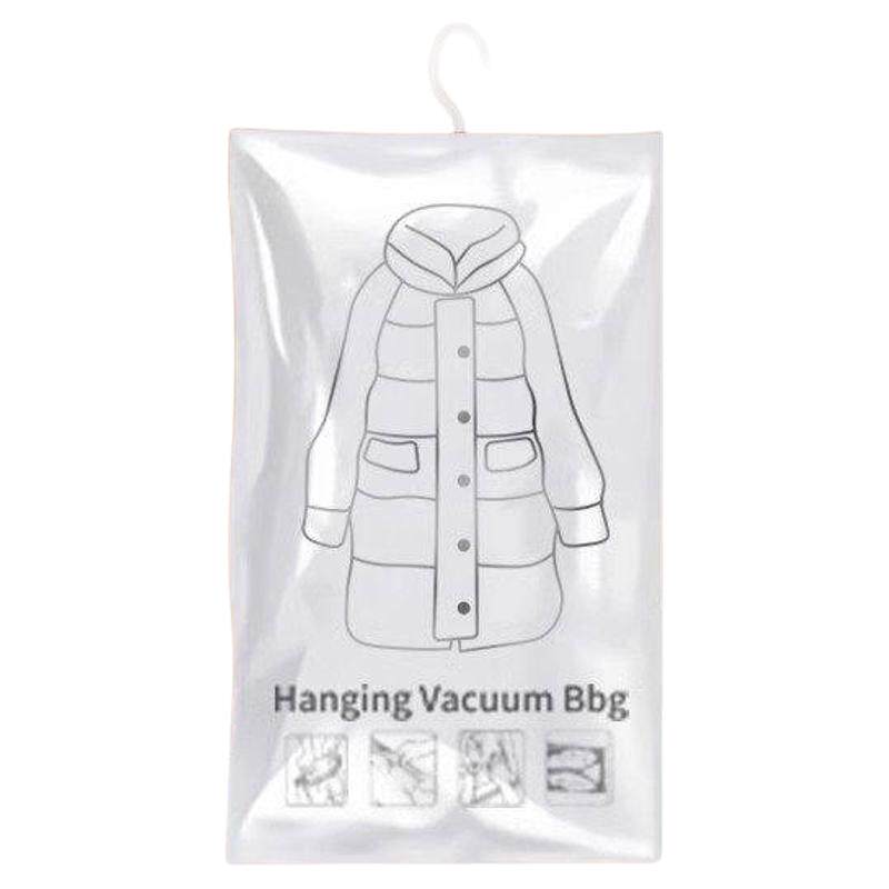 可挂式羽绒服真空压缩收纳袋防尘