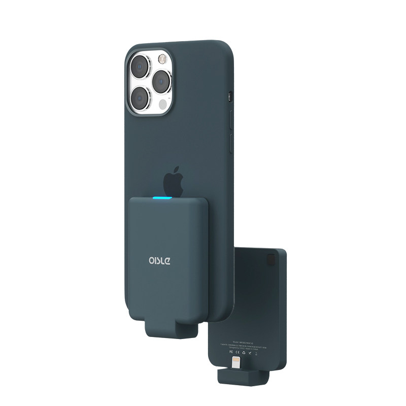 3C认证超薄迷你便携一体式背夹充电宝适用iphone15苹果SE2/13华为