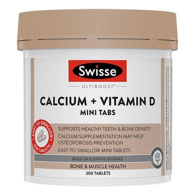 Swisse斯维诗迷你钙柠檬酸娘娘钙维生素D3中老年成人女性钙片RTB
