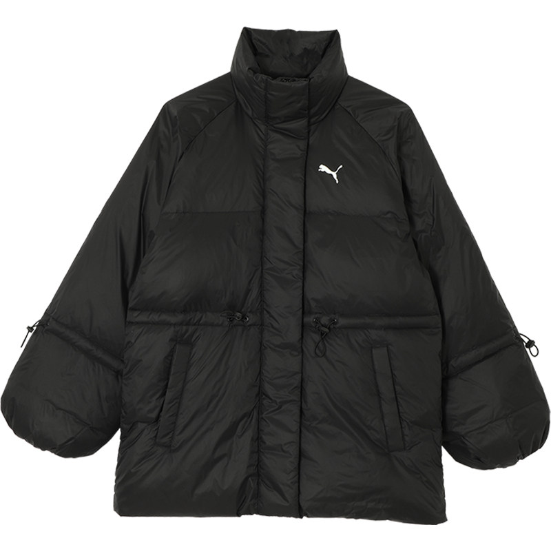 Puma/彪马正品2024年新款女士轻盈保暖中款羽绒服631638-01