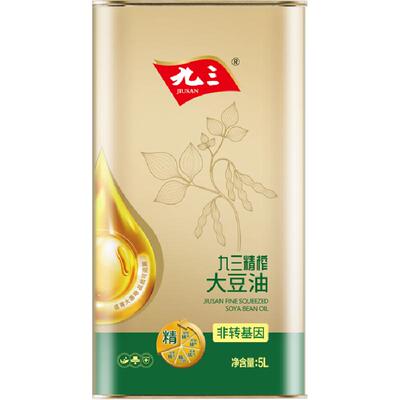 九三非转基因精榨大豆油5L