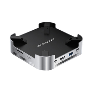 阿卡西斯macmini扩展坞适用于苹果Macmini m4/m4 Pro拓展坞底座集线器外接固态硬盘盒存储扩容桌面转接器支架