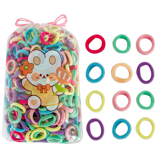 2025新款儿童糖果色皮筋宝宝扎小啾啾拇指发圈高弹力女童发饰头饰