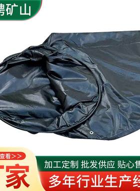 黑色正压风筒 大口径橡胶伸缩软管钢丝加布伸缩管 波纹低压胶管