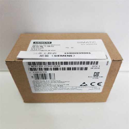 议价西门子EM231 6ES7231-7PD22-0XA8 SIMATIC S7-200 CN模拟输入