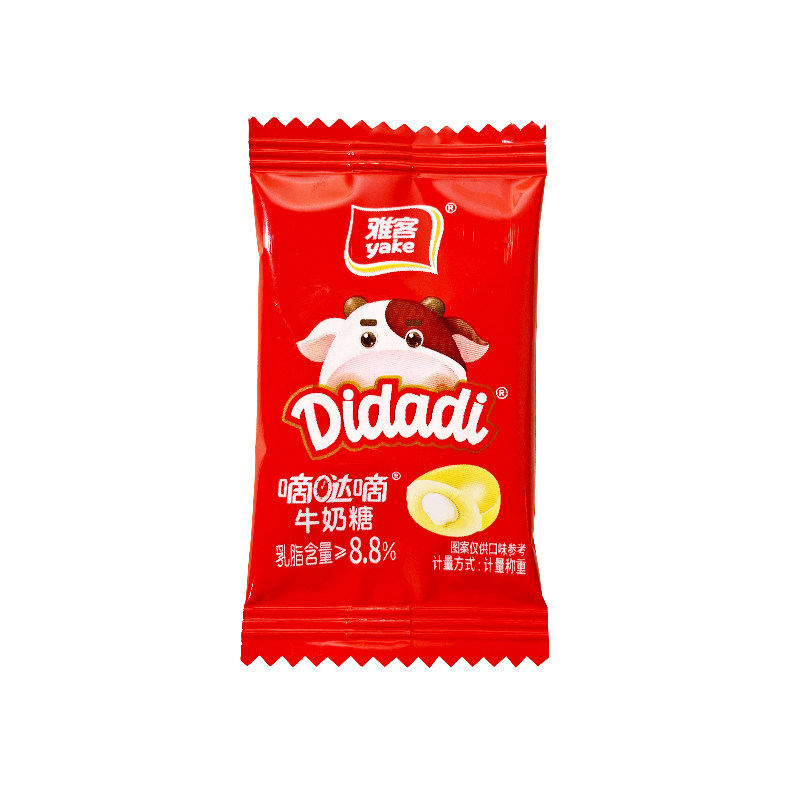 雅客嘀哒嘀Q心黄油糖夹心奶酪糖