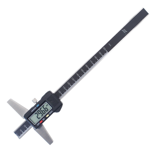 成量数显深度尺高精度电子游标卡尺工业级测量尺子200-300-500mm